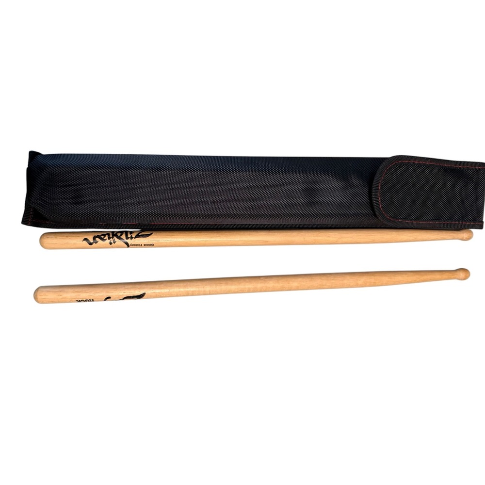 Zildjian Hickory Rock & Pro-Mark Shira Kashi Oak 2B Drumstick Lot with Case Mil2 - Picture 4 of 6